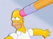 Homerovi gumuje ceruzka mozog